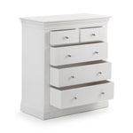 Clermont 3+2 Drawer Chest - Surf White - Rogey
