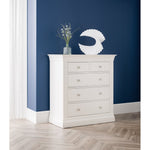 Clermont 3+2 Drawer Chest - Surf White - Rogey