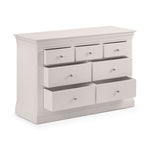 Clermont 4+3 Drawer Chest - Light Grey - Rogey