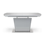 Como High Gloss Extending Table - Grey - Rogey