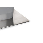 Como High Gloss Extending Table - Grey - Rogey