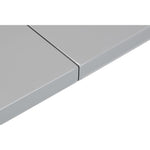 Como High Gloss Extending Table - Grey - Rogey