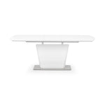 Como High Gloss Extending Table - White - Rogey