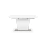 Como High Gloss Extending Table - White - Rogey