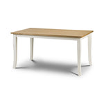 Davenport Oak/White Dining Table - Rogey