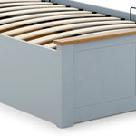 Francis Grey Wooden Ottoman Bed Single - Rogey