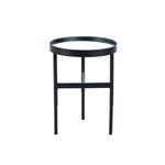 Franki Mirror Glass Lamp Table - Rogey