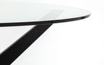 Hayden 120cm Round Glass Table - Rogey