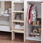 Horizon Bunk Bed - Pale Wood And White - Rogey