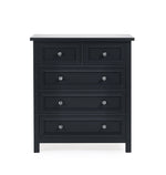 Maine 3 + 2 Drawer Chest - Anthracite - Rogey