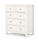 Maine 3 + 2 Drawer Chest - Surf White - Rogey