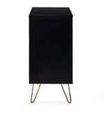 Murano Large Sideboard - Matt Black - Rogey