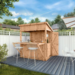 Premium Pressure Treated Garden Bar 6 x 4 + Shutter Pack - Rogey