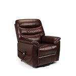 Pullman Leather Dual Motor Rise & Recliner Sofa Armchair - Rogey