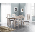 Richmond Extending Dining Table - Elephant Grey/Pale Oak - Rogey