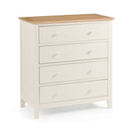 Salerno Shaker Ivory/ Oak 4 Drawer Chest - Rogey