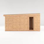 Sherwood Cresswell 3m x 4m Insulated Garden Room - (UPVC Windows & Doors) - Grey - Rogey