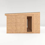 Sherwood Cresswell 4m x 3m Insulated Garden Room - (UPVC Windows & Doors) - White - Rogey