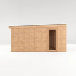 Sherwood Cresswell 4m x 4m Insulated Garden Room - (UPVC Windows & Doors) - White - Rogey