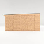 Sherwood Cresswell 5m x 4m Insulated Garden Room - (UPVC Windows & Doors) - Oak - Rogey