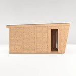 Sherwood Edwinstowe 3m x 4m Insulated Garden Room - (UPVC Windows & Doors) - Grey - Rogey