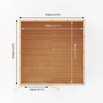 Sherwood Edwinstowe 4m x 4m Insulated Garden Room - (UPVC Windows & Doors) - Grey - Rogey