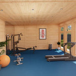 Sherwood Edwinstowe 6m x 4m Insulated Garden Room - (UPVC Windows & Doors) - Grey - Rogey