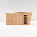 Sherwood Harlow 6m x 4m Insulated Garden Room - (UPVC Windows & Doors) - Oak - Rogey