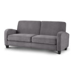 Vivo 3 Seater Sofa In Dusk Grey Chenille - Rogey