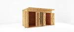 12 x 6 Maine Pent Summerhouse + Side Shed - Rogey