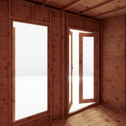 12 x 6 Maine Pent Summerhouse + Side Shed - Rogey