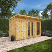 12 x 6 Maine Pent Summerhouse + Side Shed - Rogey