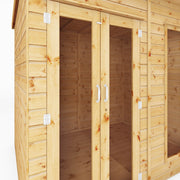 12 x 6 Maine Pent Summerhouse + Side Shed - Rogey