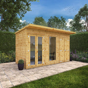 12 x 6 Maine Pent Summerhouse + Side Shed - Rogey