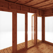 12 x 8 Premium Garden Room Summerhouse With Side Shed - Rogey