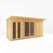 14 x 6 Maine Pent Summerhouse + Side Shed - Rogey