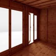 14 x 6 Maine Pent Summerhouse + Side Shed - Rogey