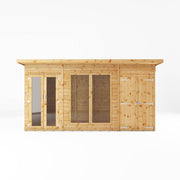 14 x 6 Maine Pent Summerhouse + Side Shed - Rogey