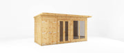 14 x 6 Maine Pent Summerhouse + Side Shed - Rogey