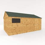 16 x 10 Premium Shiplap Reverse Apex Workshop - Rogey