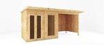 16 x 6 Maine Pent Summerhouse + Patio Area - Rogey