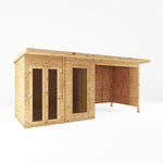 16 x 6 Maine Pent Summerhouse + Patio Area - Rogey