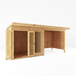 16 x 6 Maine Pent Summerhouse + Patio Area - Rogey