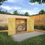 3 x 6 Overlap Pent Bike Store - Rogey