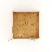 3m x 3m Curved Roof Log Cabin - 44mm - Rogey