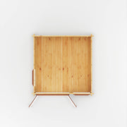 3m x 3m Home Office Elite - 44mm (UPVC Windows & Door) - Oak - Rogey