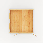 3m x 3m Studio Pent Log Cabin - 44mm - Rogey