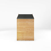 4 x 6 Overlap Apex - Double Door - Windowless - Rogey