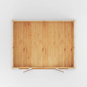 4.5m x 3.5m Home Office Studio - 44mm (UPVC Windows & Door) - Oak - Rogey