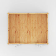 4.5m x 3.5m Home Office Studio - 44mm (UPVC Windows & Door) - White - Rogey